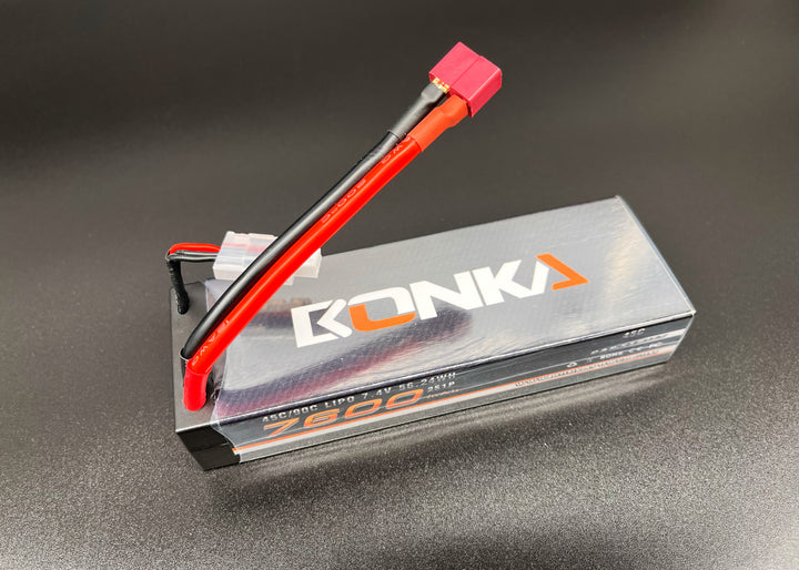 2S LiPo Battery RC 7.4V 45C 7600mAh