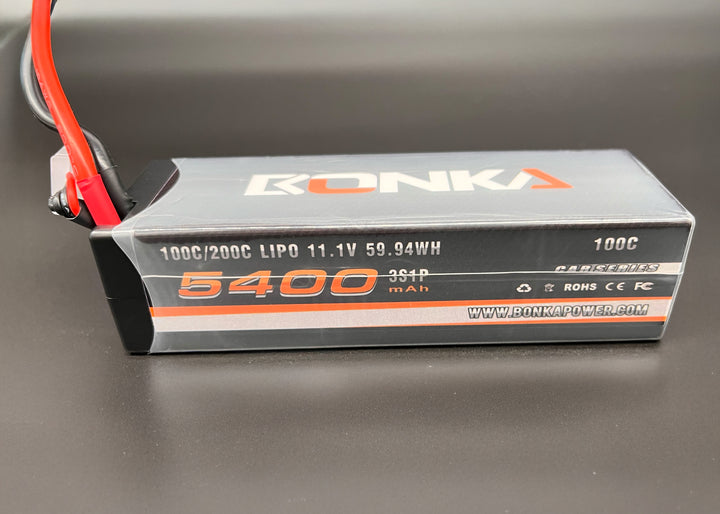 3S LiPo Battery RC 11.1V 100C 5400mAh