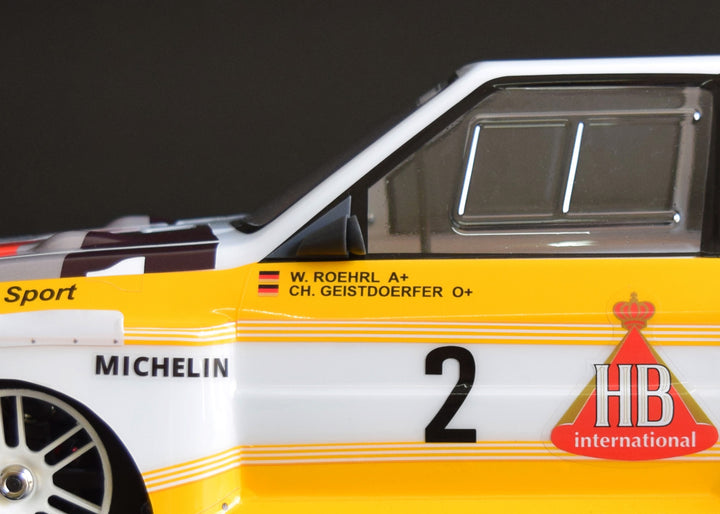 Mirrors (left and right) for the Audi Sport quattro S1 E2 body 1/10 incl. Decals