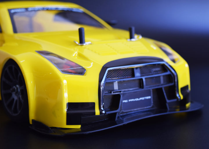 Nissan R35 Sunshine Yellow Body Fully-assembled RTM (Ready-to-mount) (Width: 190 mm) 1/10