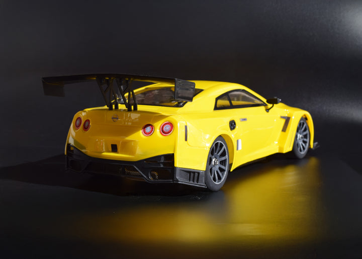 Nissan R35 Sunshine Yellow Body Fully-assembled RTM (Ready-to-mount) (Width: 190 mm) 1/10