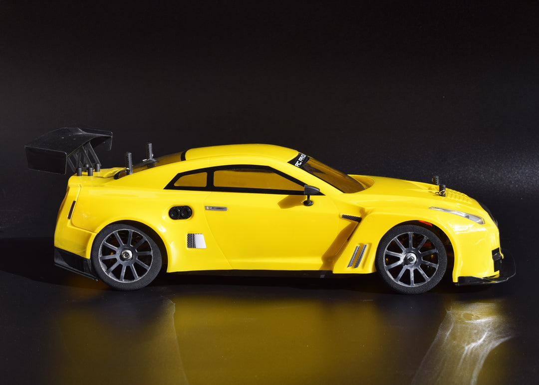 Nissan R35 Sunshine Yellow Body Fully-assembled RTM (Ready-to-mount) (Width: 190 mm) 1/10