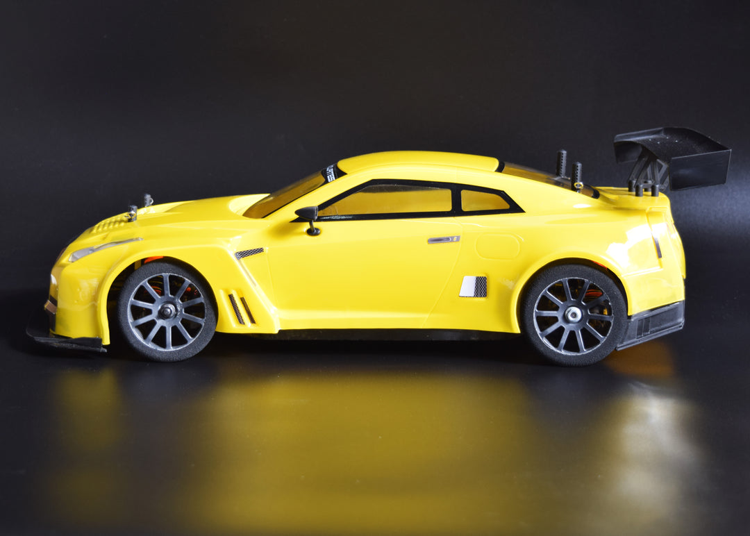 Nissan R35 Sunshine Yellow Body Fully-assembled RTM (Ready-to-mount) (Width: 190 mm) 1/10