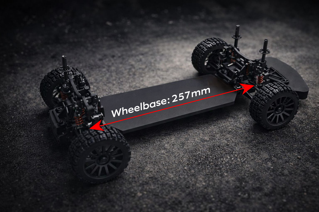 Wheelbase: 257 mm