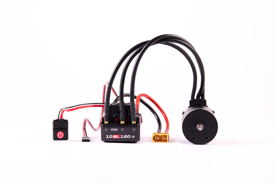 Motor + ESC Combo HOBBYWING 3652G2-3250KV + QUICRUN 10BL120 G2