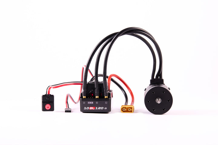 Motor + ESC Combo HOBBYWING 3652G2-3250KV + QUICRUN 10BL120 G2
