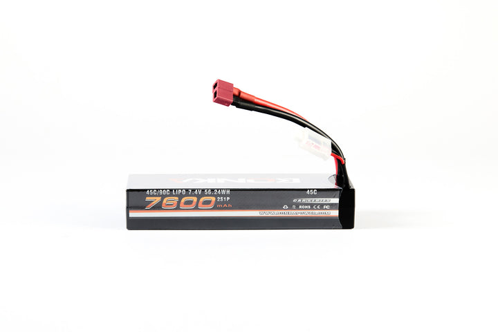 2S LiPo Battery RC 7.4V 45C 7600mAh