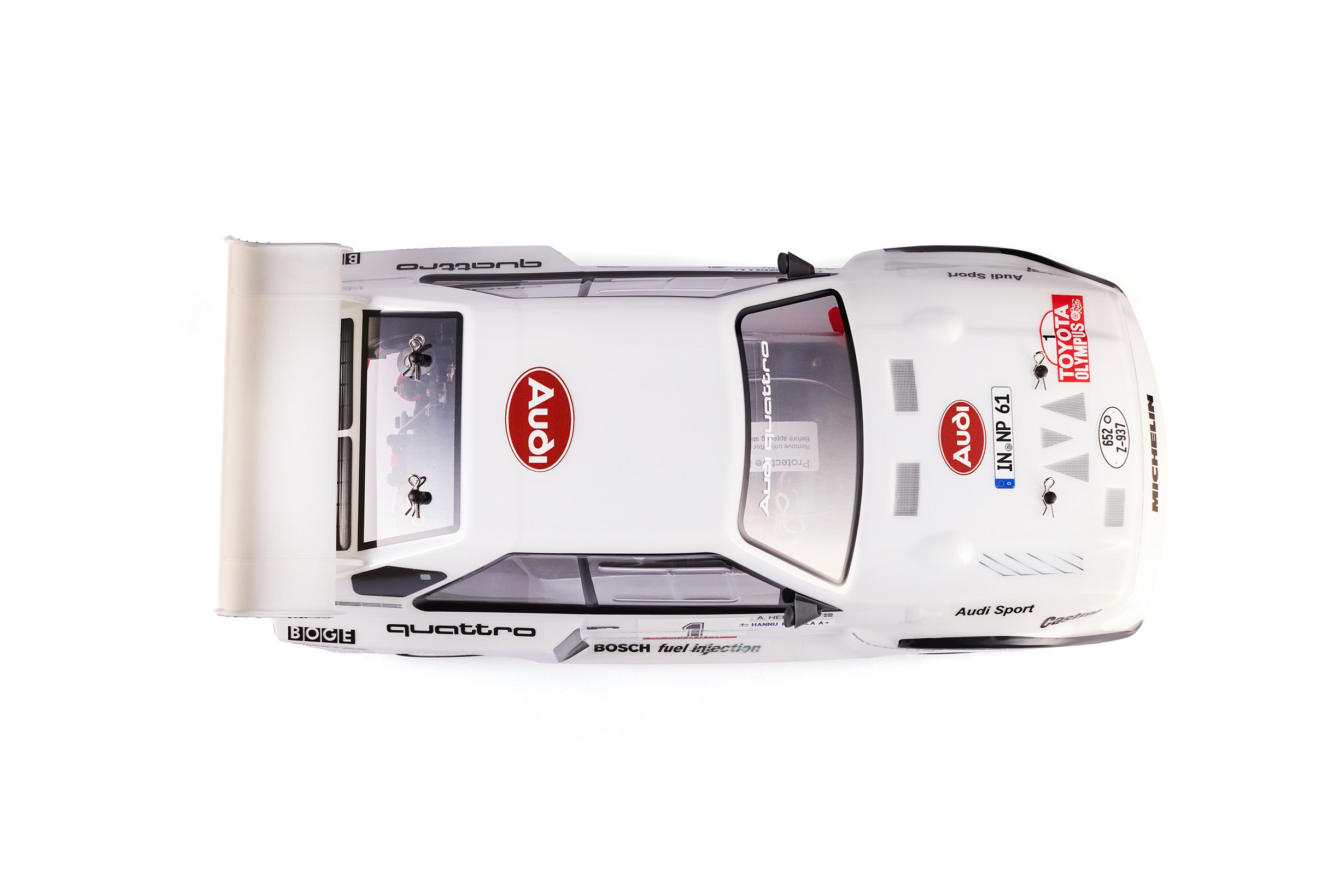 Audi Sport quattro Olympus Body Fully-assembled RTM (Ready-to