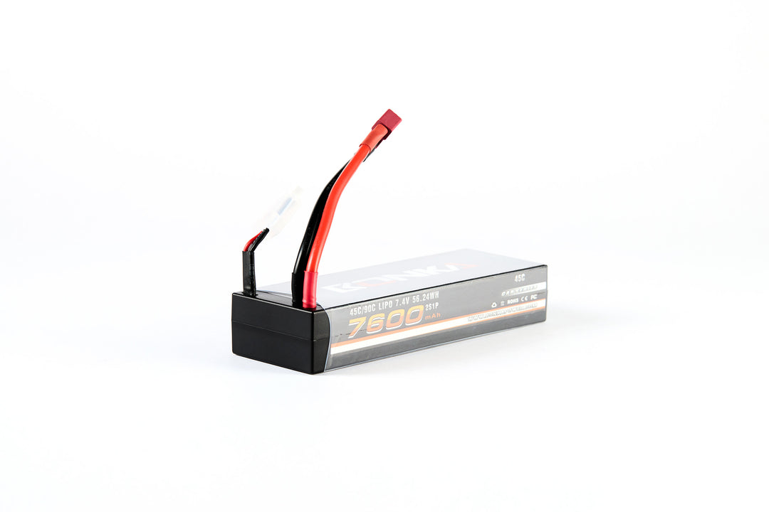 2S LiPo Battery RC 7.4V 45C 7600mAh