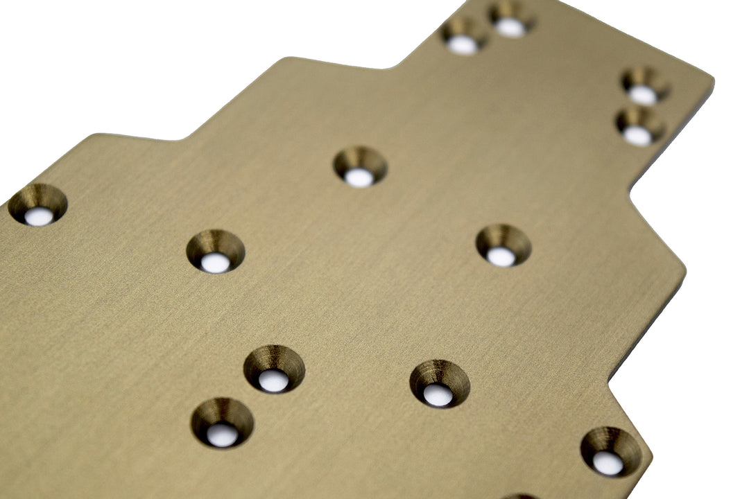 Chassis aluminium 2.0mm PTG-2R