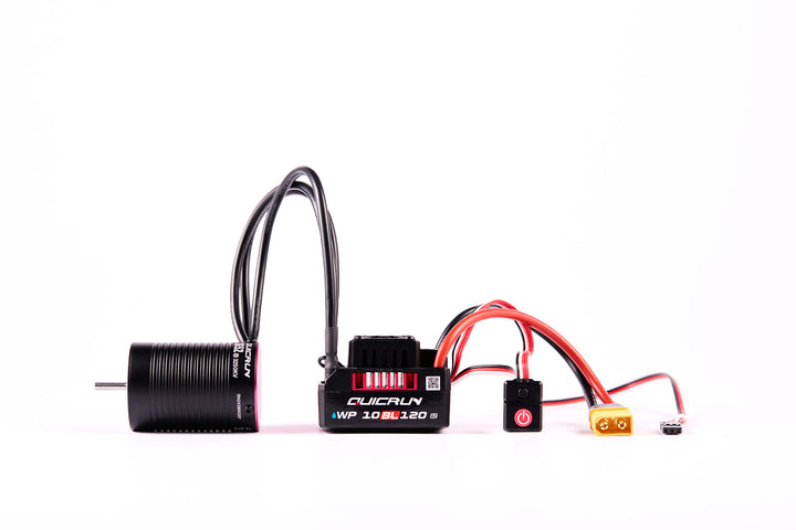 Motor + ESC Combo HOBBYWING 3652G2-3250KV + QUICRUN 10BL120 G2